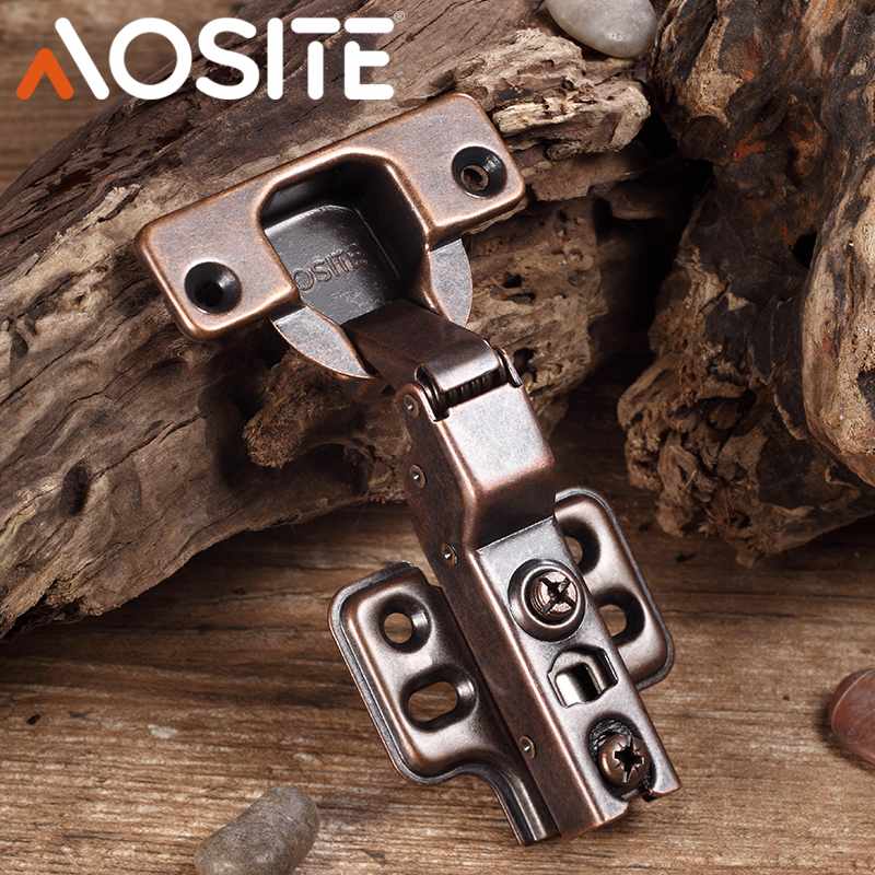 A01B  Inseparable hydraulic damping hinge  (red bronze plated)